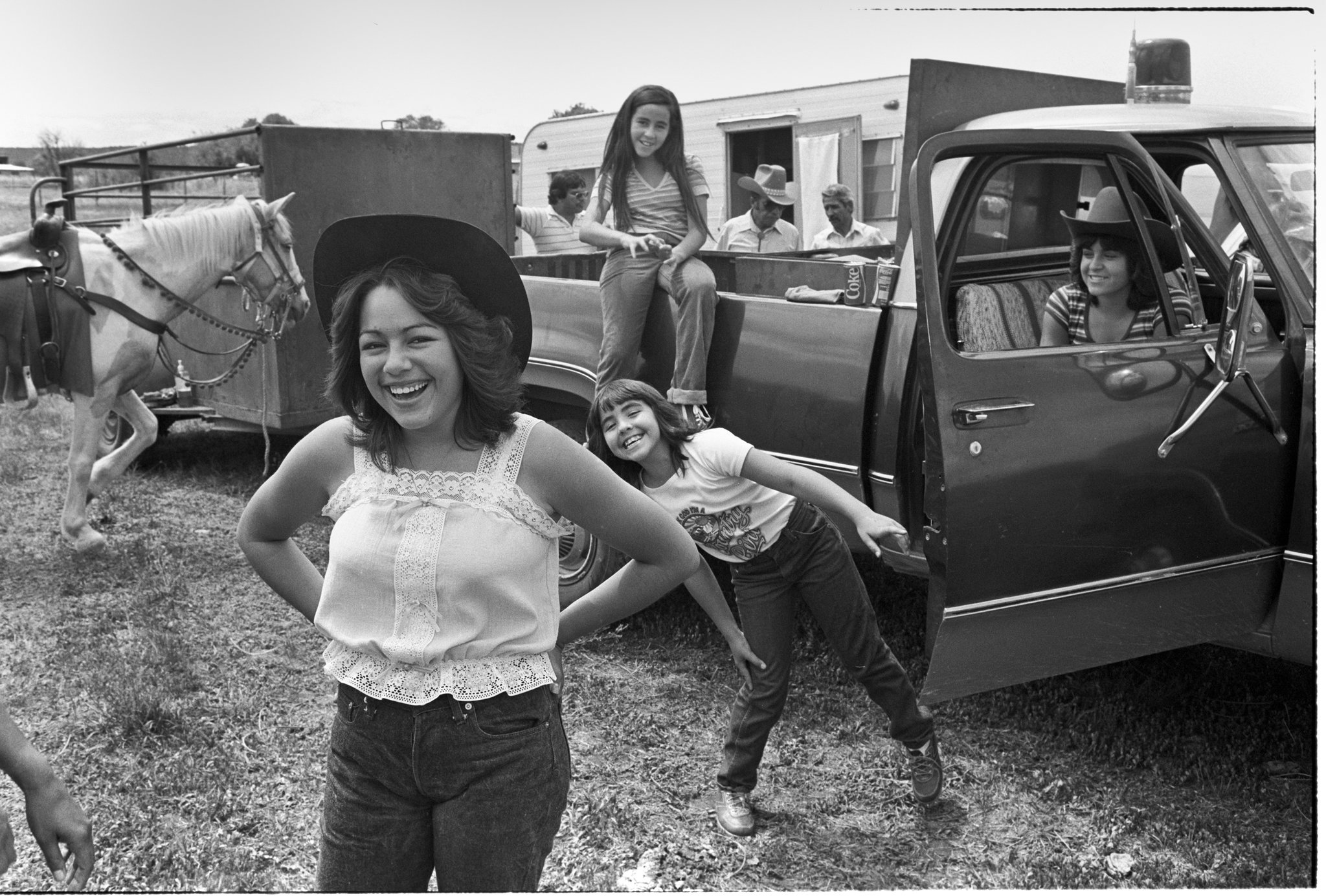 Luján family, El Rito Fiesta. 1981. © Kevin Bubriski