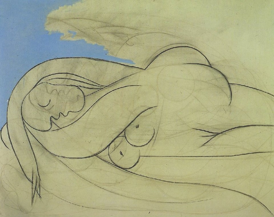 "Femme nue couchée" (Pablo Picasso, 1932)