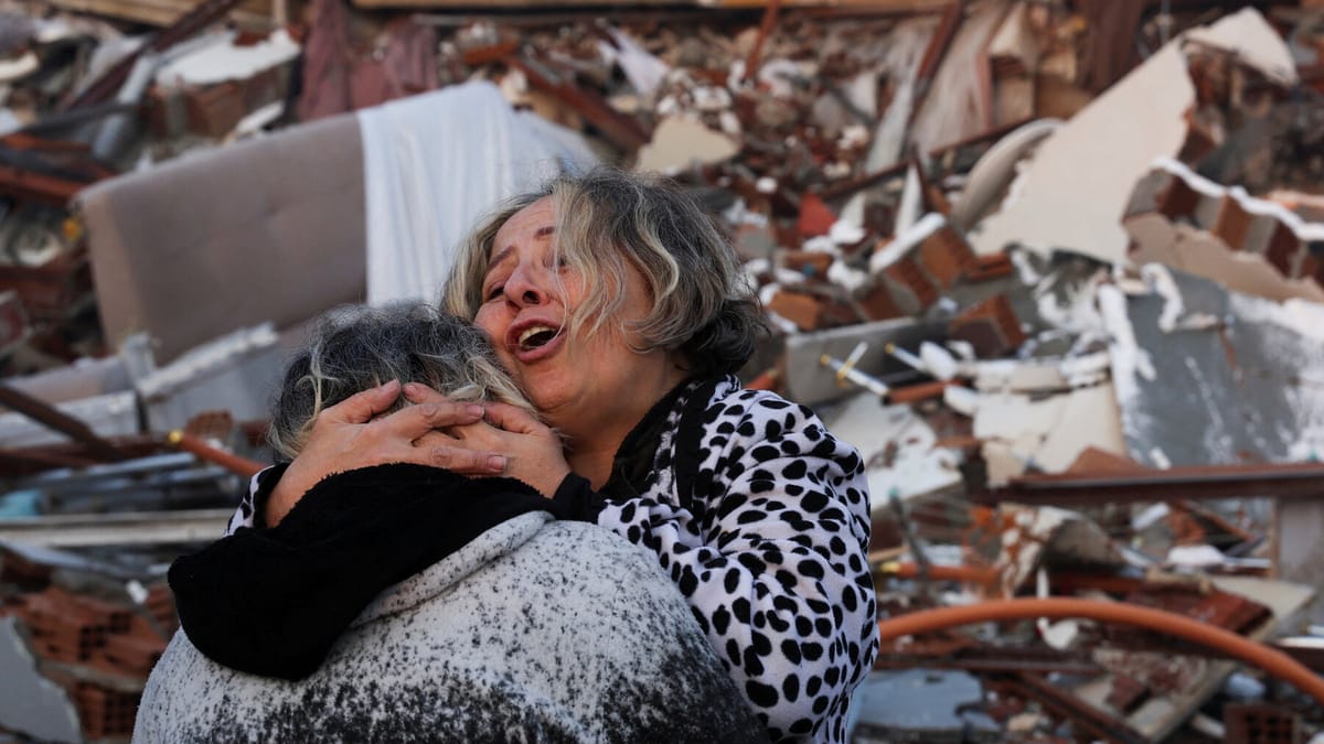 Canlı yayında sadaka töreni