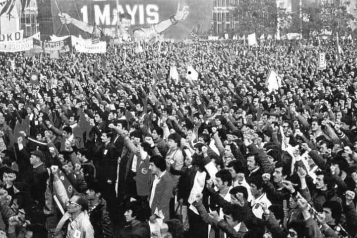 1 Mayıs 1977, İstanbul.