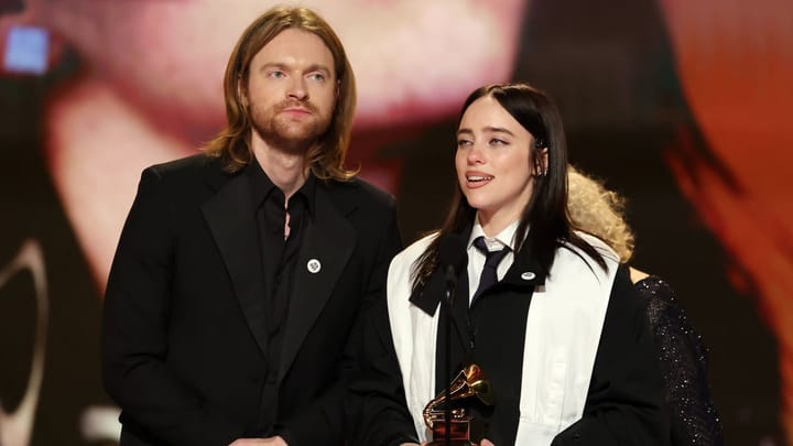 Finneas ve Billie Eilish. 2026 Grammy Ödülleri. Fotoğraf: Kevin Winter, The Recording Academy, Getty Images.