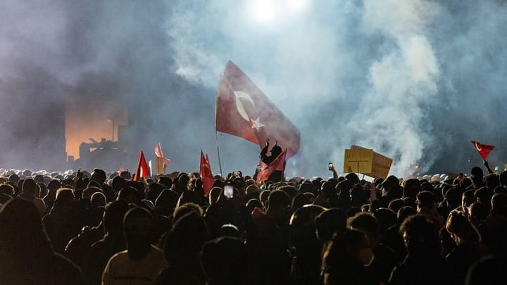 Saraçhane, 24 Mart 2025. Fotoğraf: Erdem Şahin, EPA Images.