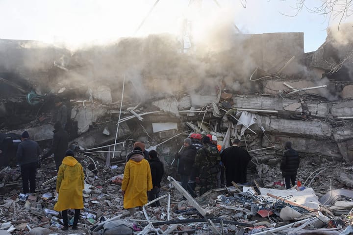 Kahramanmaraş, 7 Şubat 2023. Fotoğraf: Adem Altan, AFP, Getty Images.