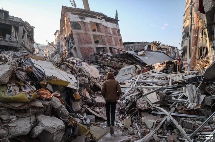 Hatay, 11 Şubat 2023. Fotoğraf: Erdem Şahin, EPA Photos.