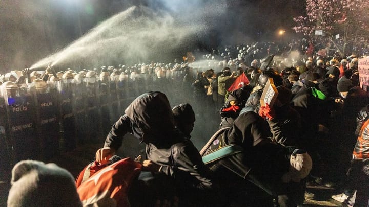 Saraçhane, 24 Mart 2025. Fotoğraf: Erdem Şahin, EPA Images.