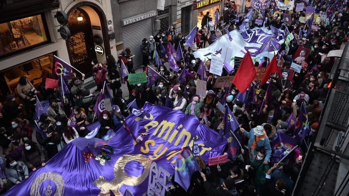 Feminist Gece Yürüyüşü, 8 Mart 2022.