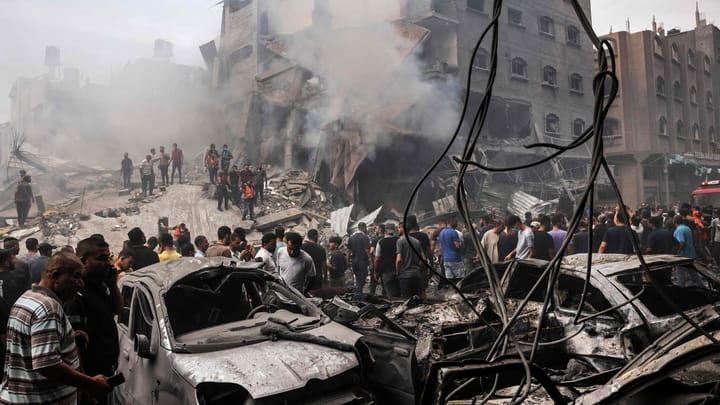 Gazze, 9 Ekim 2023. Fotoğraf: Muhammed Abed, AFP, Getty Images.