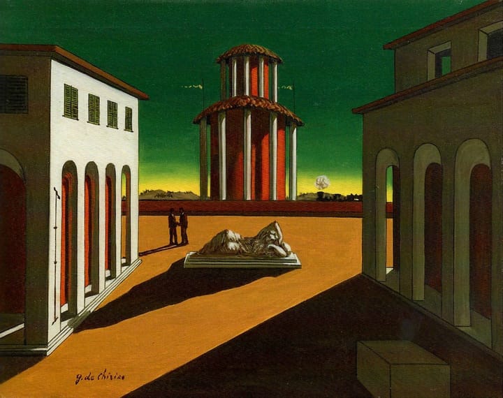 Piazza d'Italia, Giorgio De Chirico