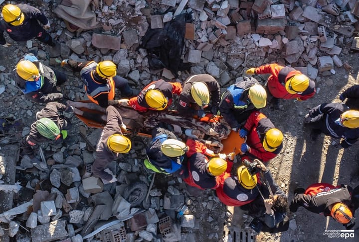 Hatay, 7 Şubat 2023. Fotoğraf: Erdem Şahin, EPA Photos.