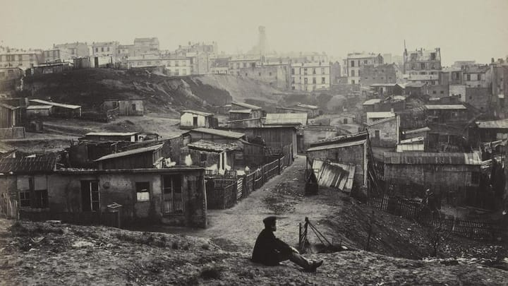 Rue Champlain, Paris, 1877-78. Fotoğraf: Charles Marville.