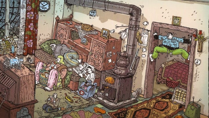 Pazar günleri. Karikatür: Umut Sarıkaya.