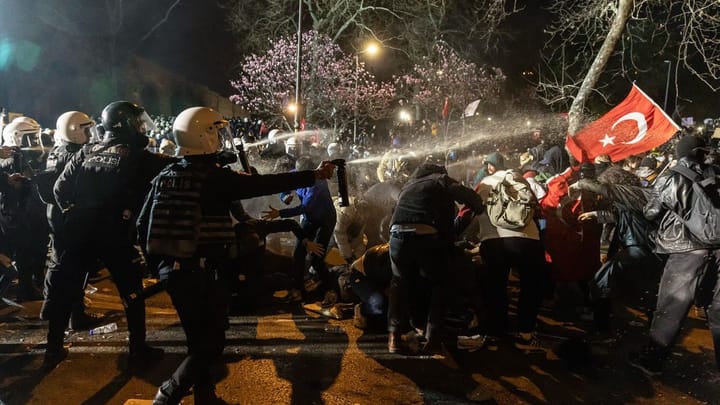 Saraçhane, 24 Mart 2025. Fotoğraf: Erdem Şahin, EPA Images.